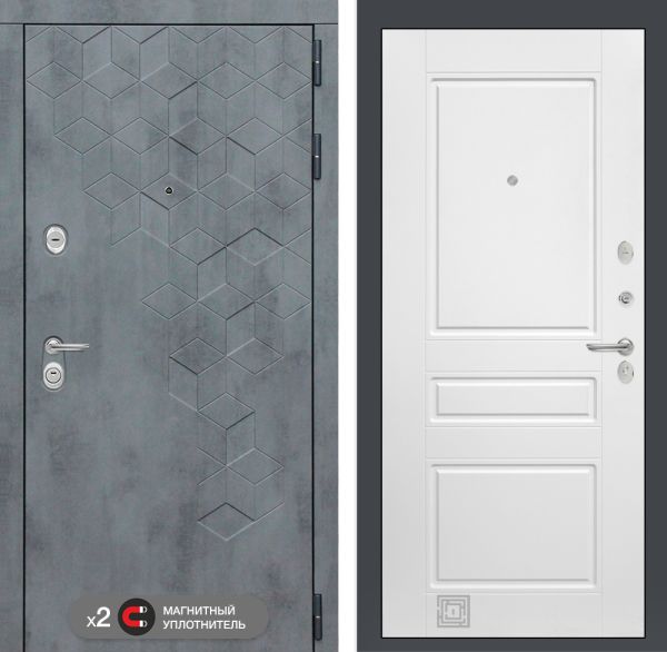 Входная дверь Лабиринт БЕТОН 03