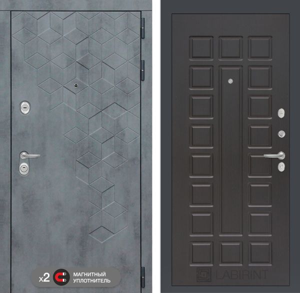 Входная дверь Лабиринт БЕТОН 04