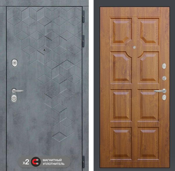 Входная дверь Лабиринт БЕТОН 17 - Золотой дуб