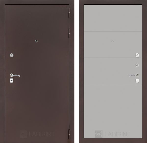 Входная дверь Лабиринт CLASSIC антик медный 13