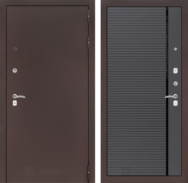 Входная дверь Лабиринт CLASSIC антик медный 22