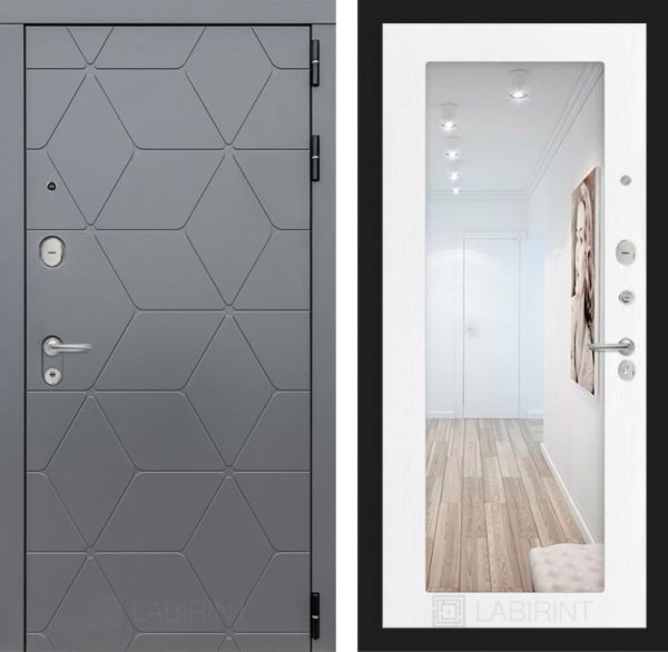 Входная дверь Лабиринт COSMO с зеркалом 18