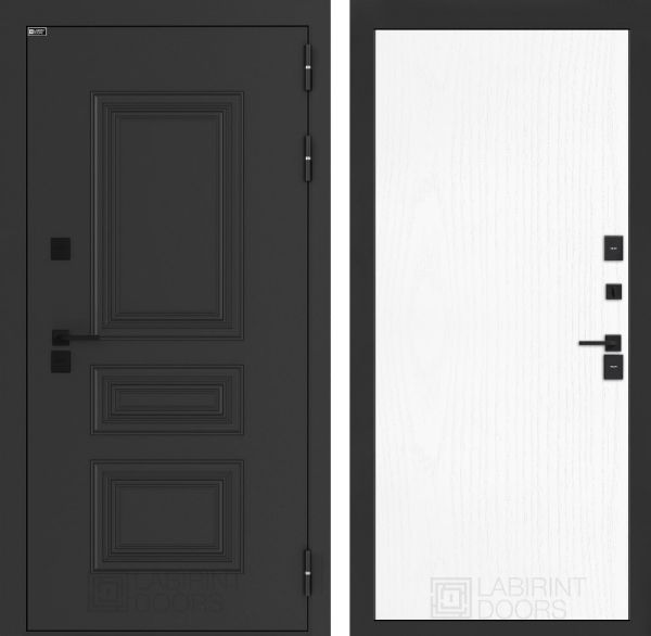 Входная дверь Лабиринт АЛЯСКА ЛАЙТ 07 - Белое дерево