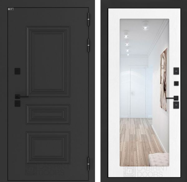 Входная дверь Лабиринт АЛЯСКА ЛАЙТ с зеркалом 18