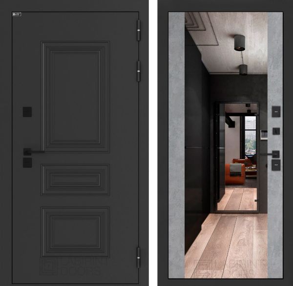 Входная дверь Лабиринт АЛЯСКА ЛАЙТ с зеркалом Максимум