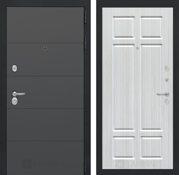Входная дверь Лабиринт ART 08-Кристалл вуд