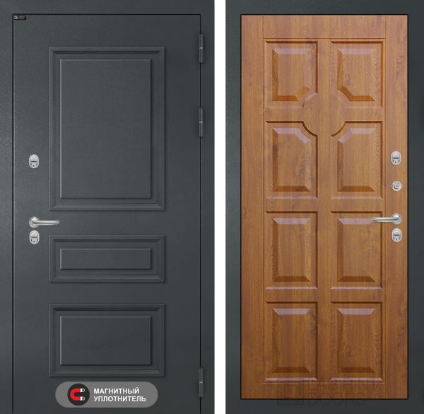 Входная  дверь Лабиринт ATLANTIC 17 - Золотой дуб