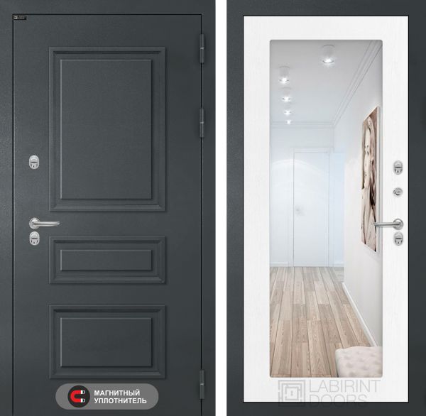 Входная дверь Лабиринт ATLANTIC с зеркалом 18