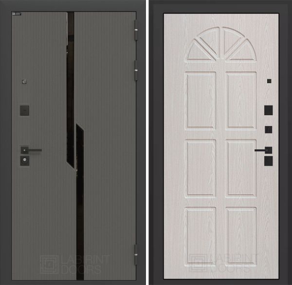 Входная дверь Лабиринт CARBON 15-Алмон 25