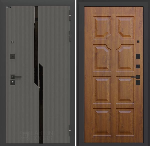 Входная дверь Лабиринт CARBON 17-Золотой дуб