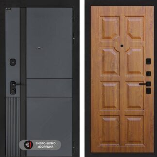 Входная дверь Лабиринт EVOLAB 17-Золотой дуб