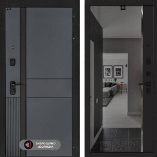 Входная дверь Лабиринт EVOLAB с зеркалом Панорама