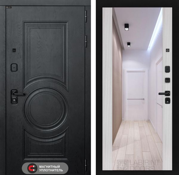 Входные двери Лабиринт GRAND с зеркалом Максимум