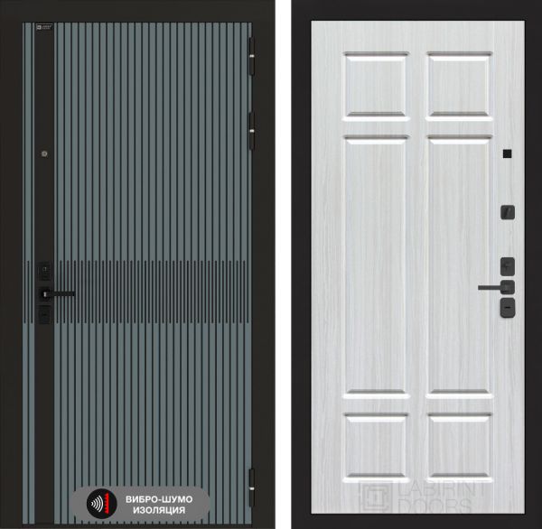 Входная дверь  Лабиринт ISSIDA 08- Кристалл вуд