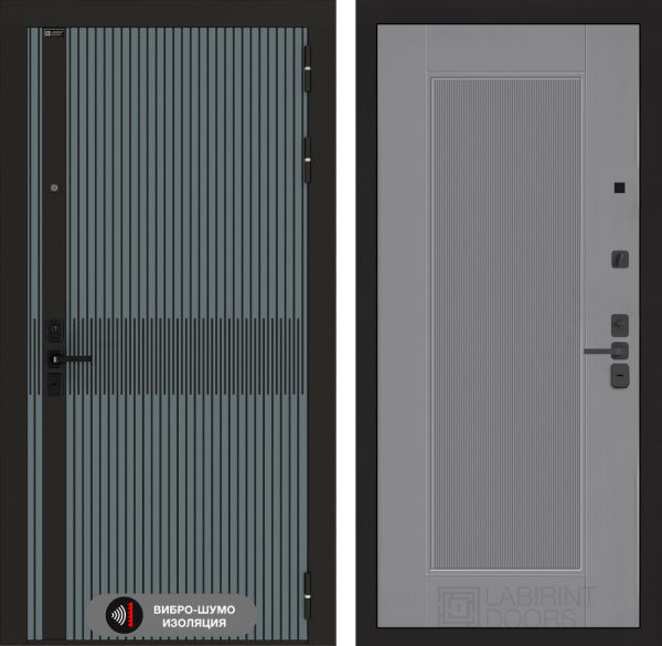 Входная дверь Лабиринт  ISSIDA 30 - Рельеф