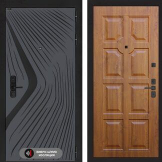 Входная дверь Лабиринт LEOLAB 17-Золотой дуб