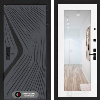Входная дверь Лабиринт LEOLAB с зеркалом -18