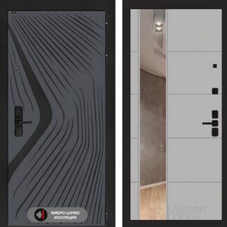 Входная дверь Лабиринт LEOLAB с зеркалом -19