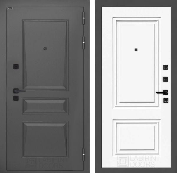 Входная дверь Лабиринт Орлеан 26,27 - Эмаль RAL 9003