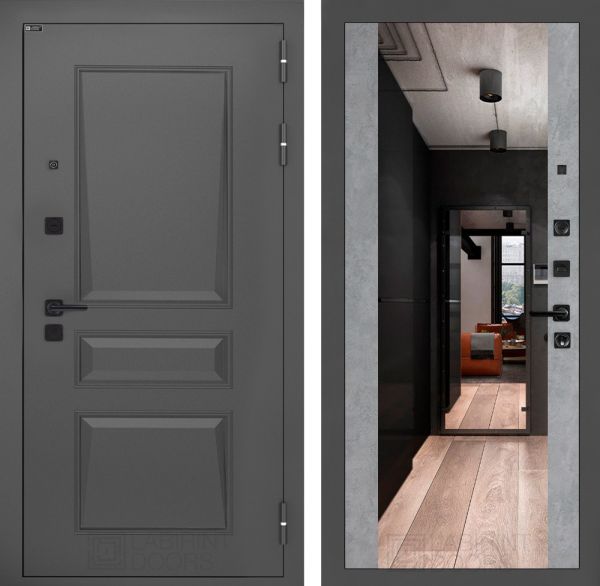 Входная дверь Лабиринт Орлеан с зеркалом Максимум