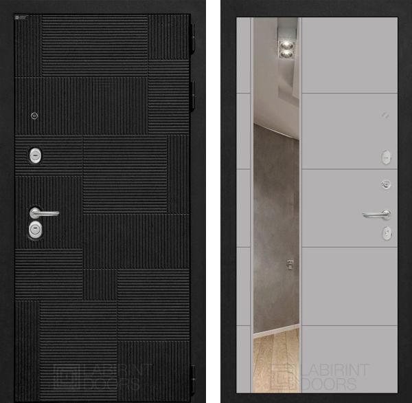 Входная дверь Лабиринт PAZL с зеркалом 19
