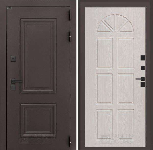 Входная дверь Лабиринт Полярис лайт  15 - Алмон 25