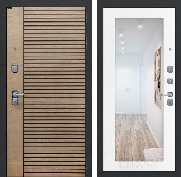 Входная дверь Лабиринт RITM с зеркалом 18