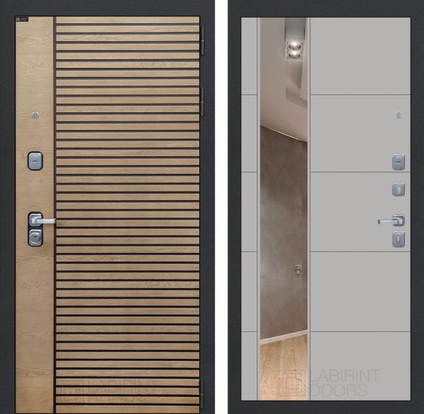 Входная дверь Лабиринт RITM с зеркалом 19