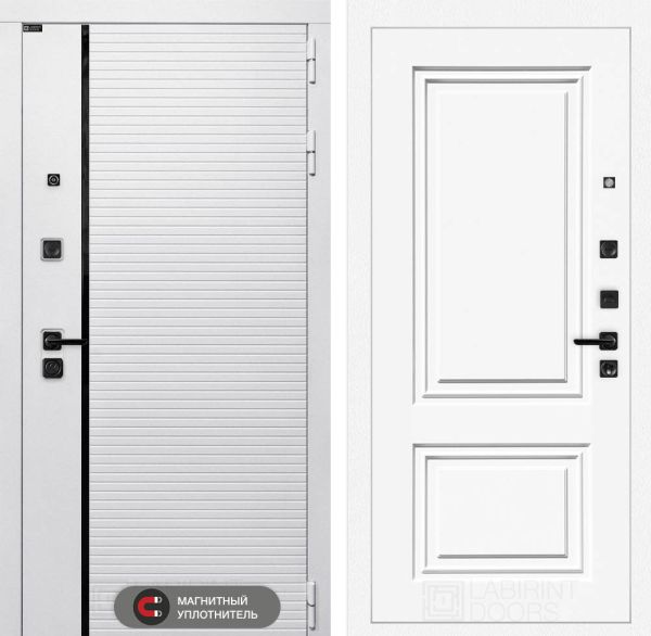 Входная дверь Лабиринт ROYAL 26,27 - Эмаль RAL 9003