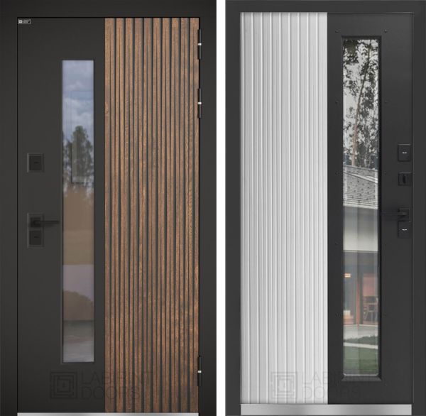 Входная дверь Лабиринт Скандия для улицы со стеклом