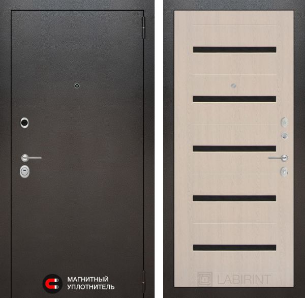 Входная дверь Лабиринт SILVER 01