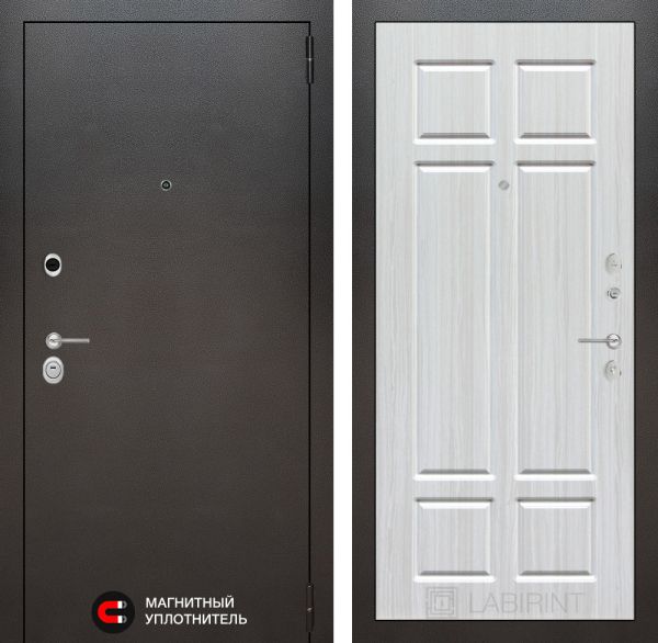 Входная дверь Лабиринт SILVER 08 - Кристалл вуд