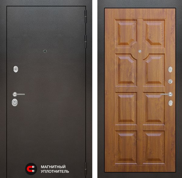 Входная дверь Лабиринт SILVER 17 - Золотой дуб