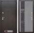 Входная дверь Лабиринт SILVER 32 - Рельеф, зеркальная вставка с тонировкой