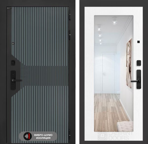 Входная дверь Лабиринт СМАРТЛАБ с зеркалом -18