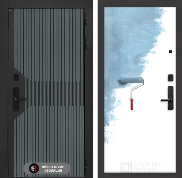 Входная дверь Лабиринт СМАРТЛАБ 28 - Грунт под покраску