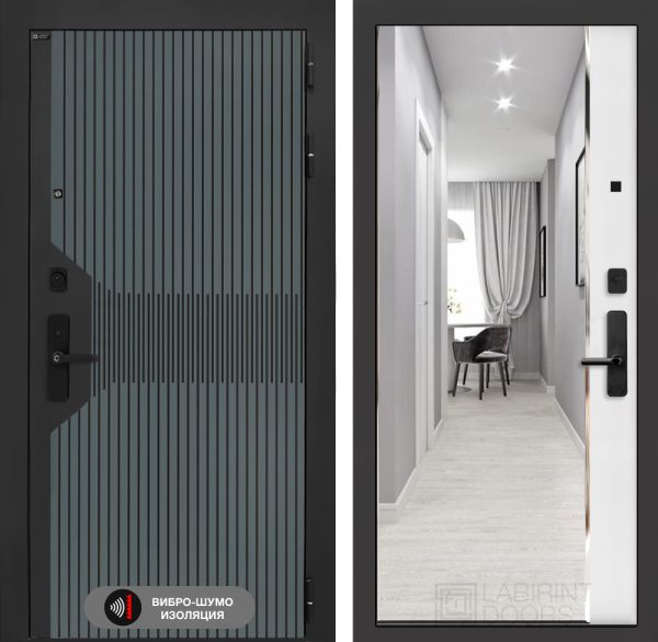 Входная дверь Лабиринт СМАРТЛАБ с зеркалом Панорама