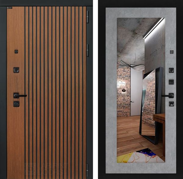 Входная дверь Лабиринт STORM с зеркалом -18