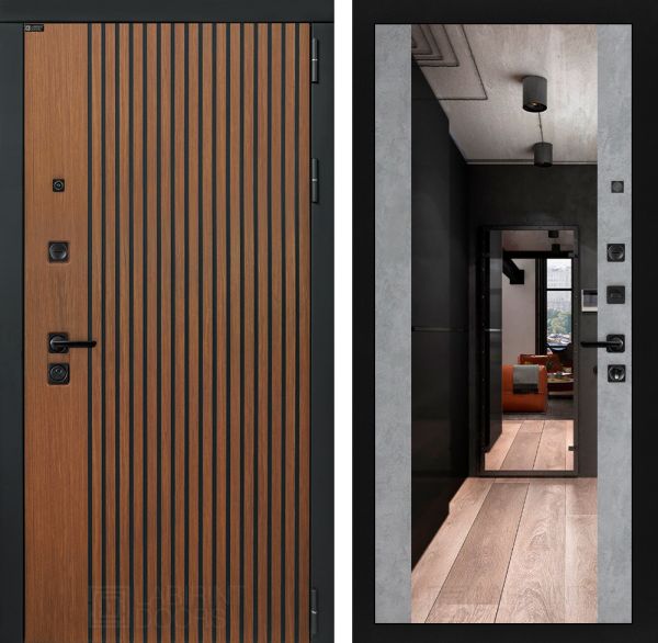 Входная дверь Лабиринт STORM  с зеркалом Максимум