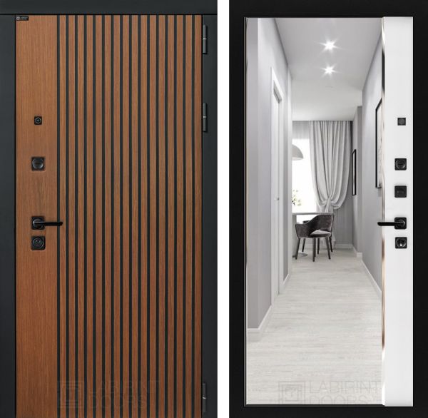 Входная дверь Лабиринт STORM с зеркалом Панорама