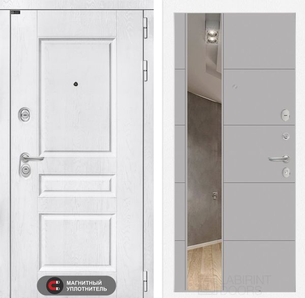 Входная дверь Лабиринт VERSAL с зеркалом 19