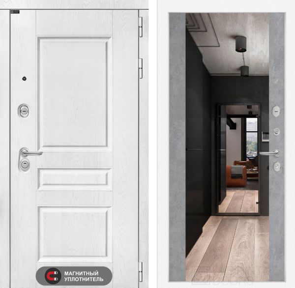 Входная дверь Лабиринт VERSAL с зеркалом Максимум