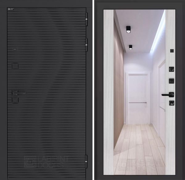 Входная дверь Лабиринт VOLCANO с зеркалом Максимум