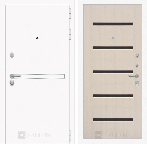 Входная дверь Лабиринт LINE WHITE 01
