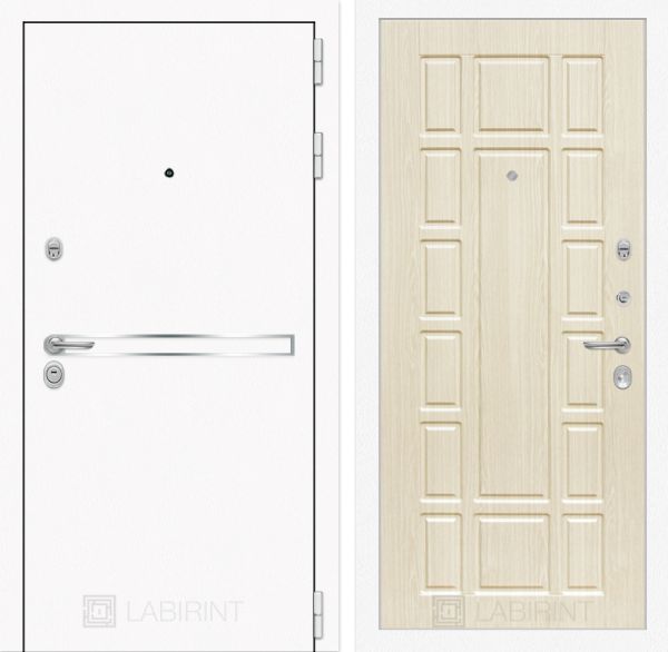 Входная дверь Лабиринт LINE WHITE 12