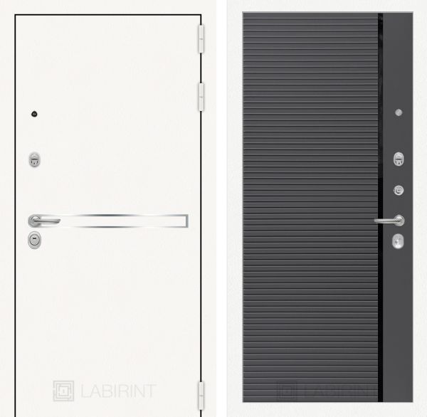 Входная дверь Лабиринт LINE WHITE 22