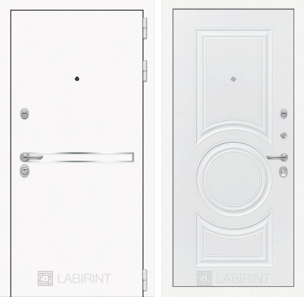 Входная дверь Лабиринт LINE WHITE 23