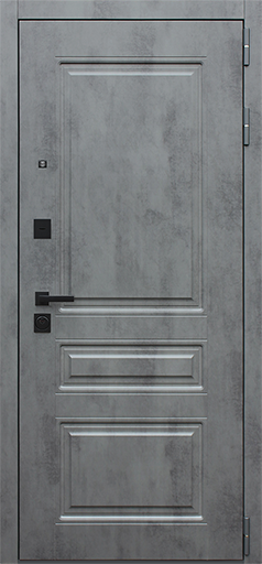 Входная дверь АСД  "Лира" с зеркалом