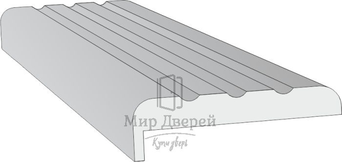 Наличник  «Каннелюр» Classic Luxe Ivory
