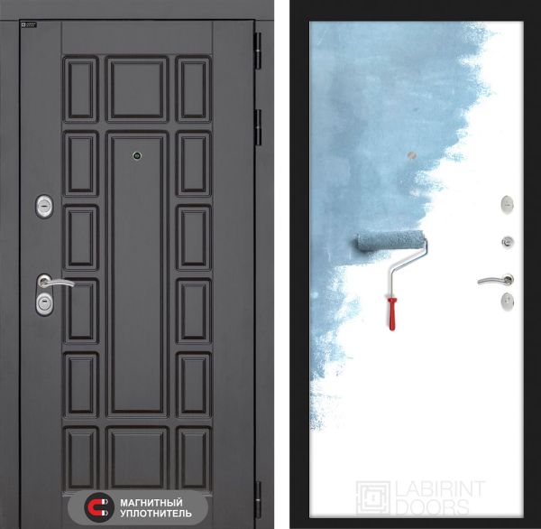 Входная дверь Лабиринт NEW YORK 28 - Грунт под покраску